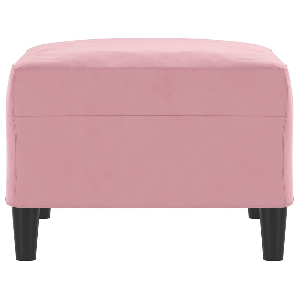 pouf poggiapiedi,pouf contenitore rotondo,Poggiapiedi rosa 70x55x41 cm in VellutoGeeignet für Wohnzimmer, Schlafzimmer, Bad