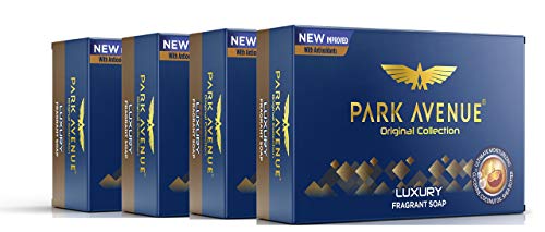 Image of Park Avenue Luxury Fragrant Soap, 125g (BUY 3 GET 1) And Park Avenue Classic Deo Set For Men (Combo Of 3)