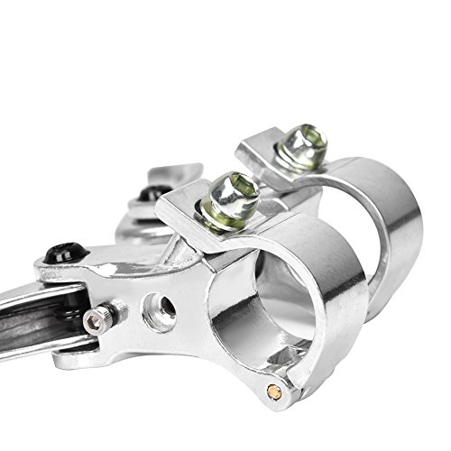 Leva Freno Bici,1 Paio di Accessori Per Freno Manubrio In Lega Di Alluminio da 24 Mm Per Bicicletta Ciclismo (Argento)