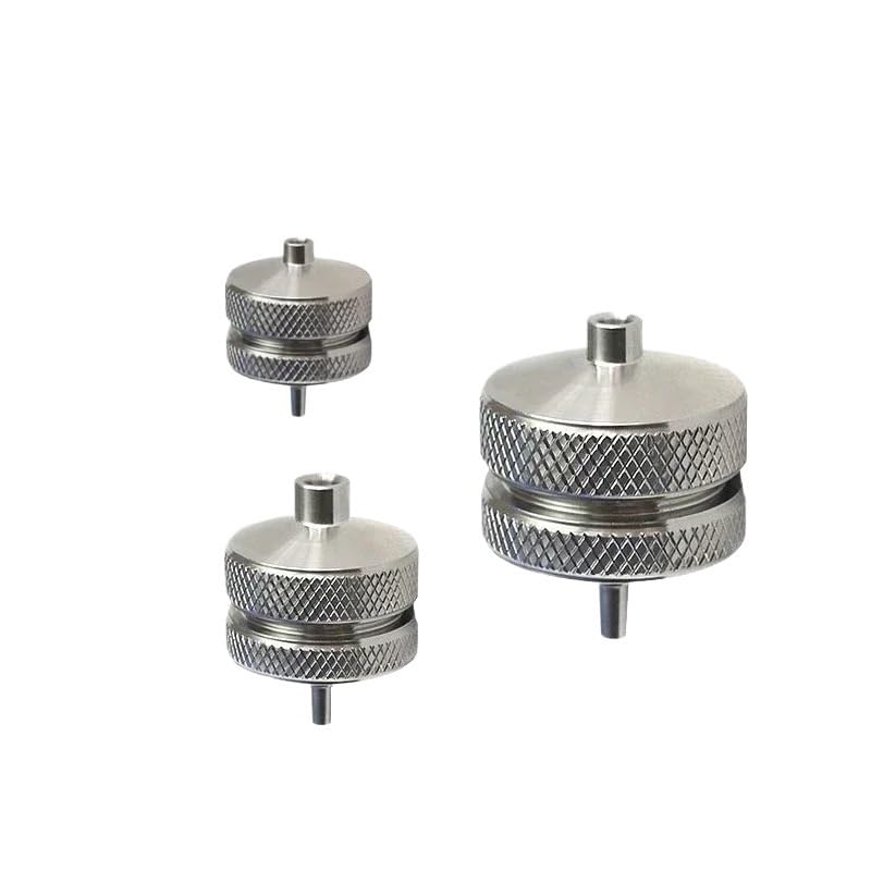 Soporte de filtro, soporte microinyector laboratorio 13 25 50 mm, cabezal inyector desmontable acero inoxidable, reemplazable sello PTFE(13mm)(13mm)