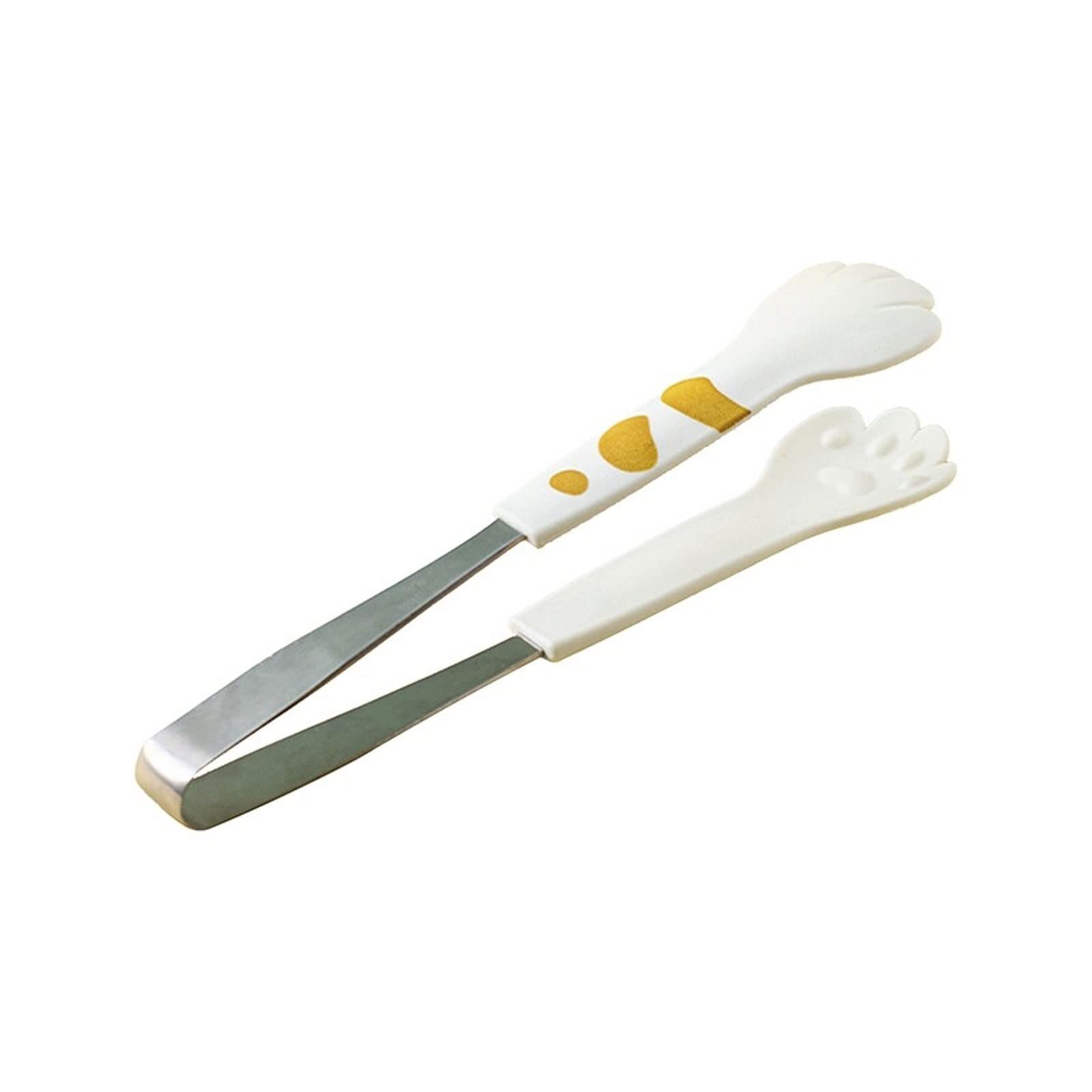 Pinze per Cibo con Artiglio di Gatto, pinze per Cibo Carine, pinze per Barbecue in Acciaio Inox, pinze per Ghiaccio, Gadget da Cucina