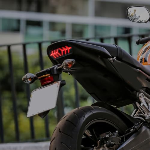 Luz trasera de frenos señal giro secuencial integrada GROM 7