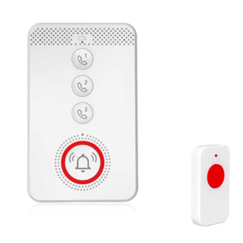 Allarme di Emergenza con Pulsante SOS per Anziani 4G LTE GSM per Assistenza Agli Anziani Versione Europea
