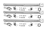 🔥【Perfekte Passform】Verbesserte Grillbrenner-Ersatzteile passend für Landmann Triton 2, Enders Monroe, Tepro, Taino, Barbecook, Proficook, Campingaz und Outback; bei Landmann Triton 3- und Landmann Triton 4.1-Brennern muss zur vollständigen Kompatibilität der im Set enthaltene Zünder verwendet werden; Hinweis: nicht geeignet für Enders Black 3 Turbo, Enders Chicago R3 Turbo, Barbecook Impuls 4.0 und Campingaz Serie 3.