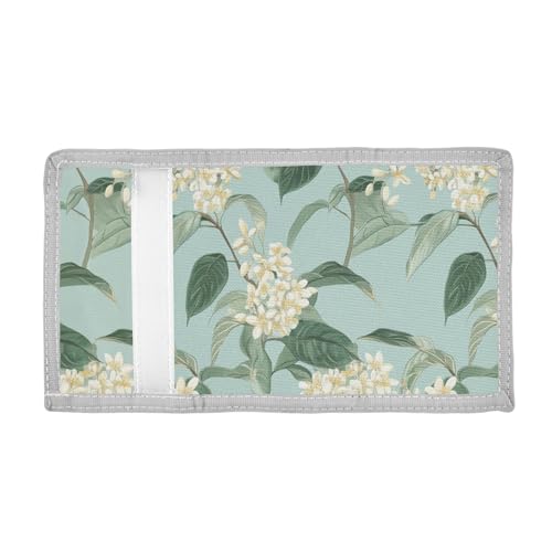 ALAZA Kids Wallets for Boys Girls Toddler Trifold Wallet Children Small Osmanthus Fragrans Pastel with Zipper Coin Pocket2