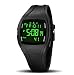 READ Sports Digital Watch for Men Women, Outdoor Military Watches with Alarm, Stopwatch, Calendar, LED Display and Shockproof R90003 (Black)