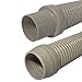 Puri Tech 6 Pack Universal Swimming Pool Cleaner Suction Hose 48 Long Grey Color for Hayward Navigator, Pool Vac Ultra, AquaBug, Polaris ATV and More