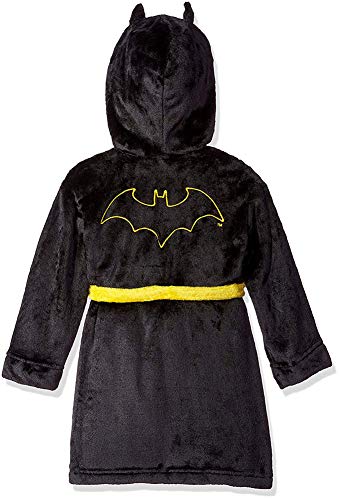 image for DC Comics Boys Toddler Batman Hooded Robe, Black, 2T