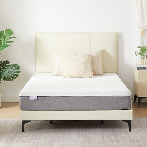 PicWooki Twin Mattress, 8 Inch Memory Foam Mattress Twin Size Mattresses in a Box with Washable Removable Cover, Soft and Comfortable, Pressure Relief, Medium Firmness