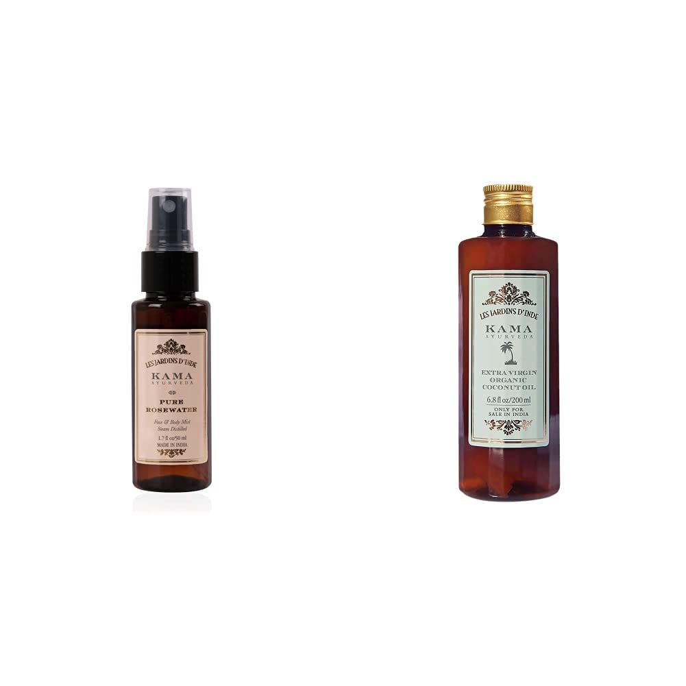 Kama Ayurveda Pure Rose, 50ml and Extra Virgin Organic Coconut Oil, 200ml-picture-21
