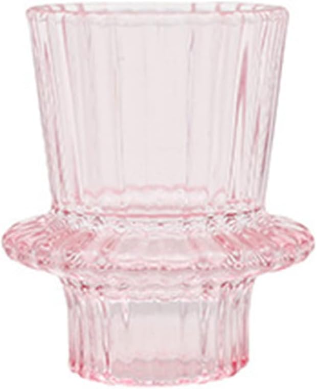 Clear Double Head Candle Holder Candlestick Party Background Decoration for Wedding Holiday Party Decoration Clear Candle Holder