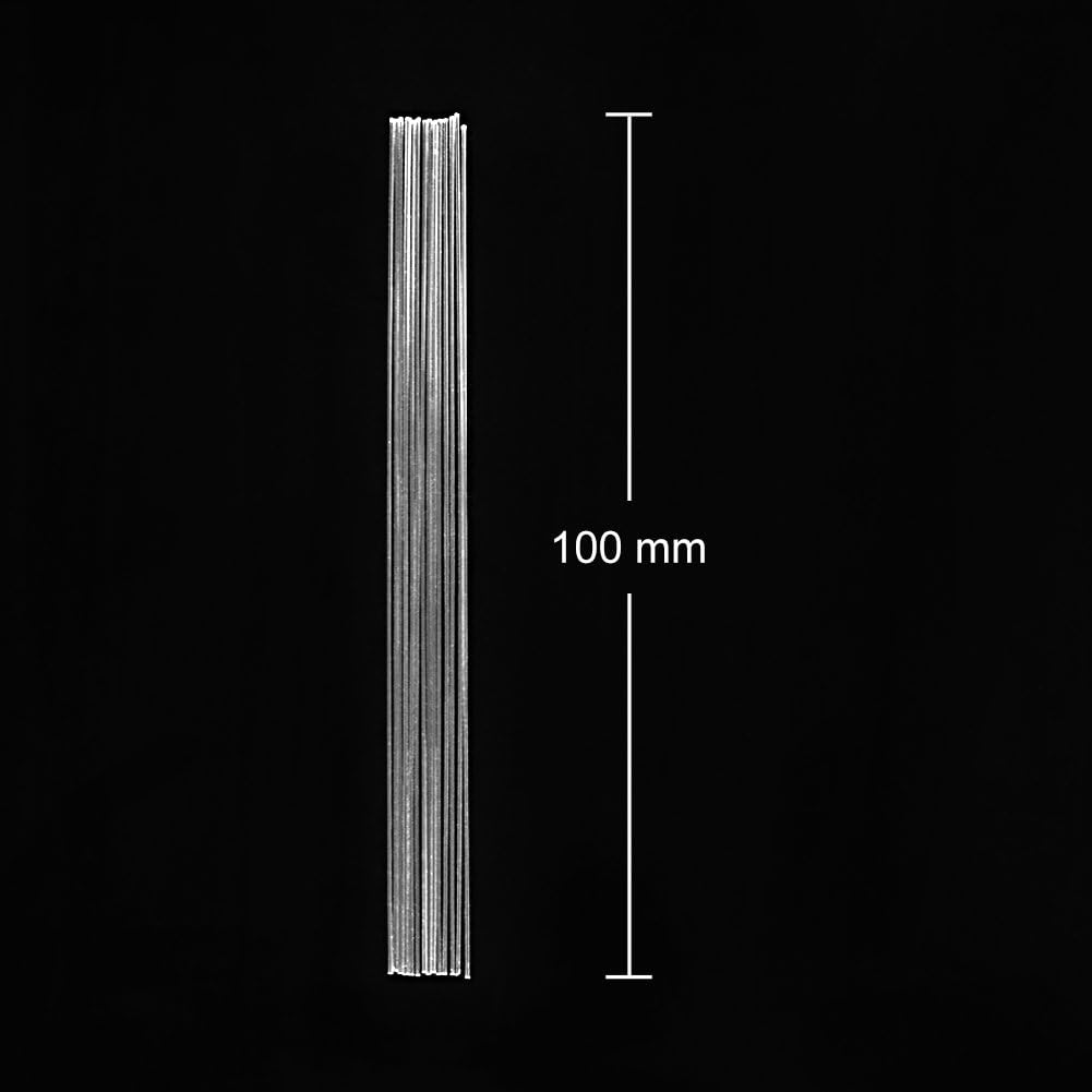 stonylab Tubes Capillaires en Verre, Tube de Transfert Capillaire de Pipettes en Verre Micro de Laboratoire de 100 mm pour le Spotting TLC, 0,5 mm ID, 1000 PCS