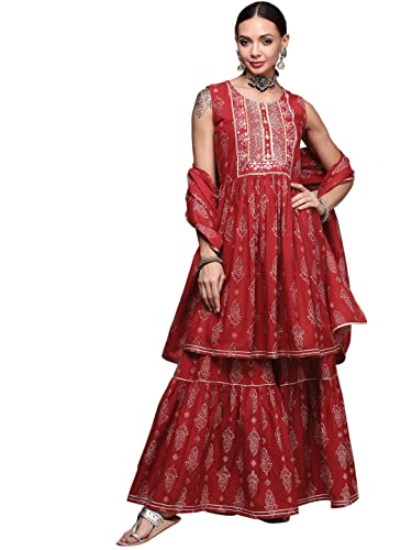 Image of anubhutee Women's Cotton Kurta Sets