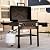 Blackstone Original 28" Griddle, Outdoor Cooking Station with Built-In Hood, Black - Includes Extendable Side Shelves and Caster Wheels
