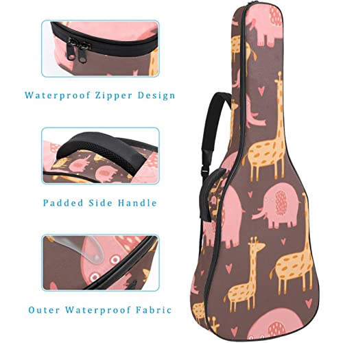 Étui guitare classique matelassé et imperméable aux finitions soignées - 4