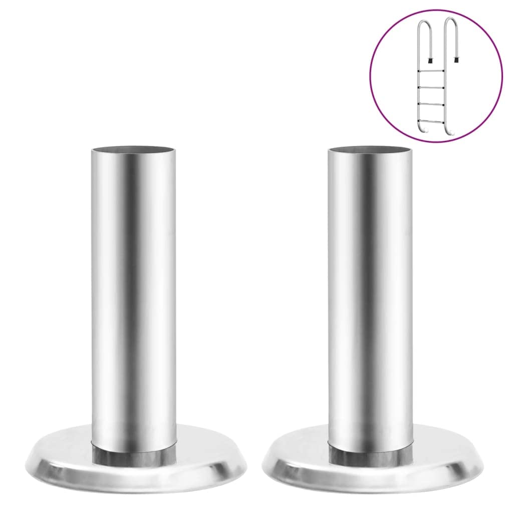 vidaXL Supports de Main Courante pour Échelle de Piscine, Accessoire