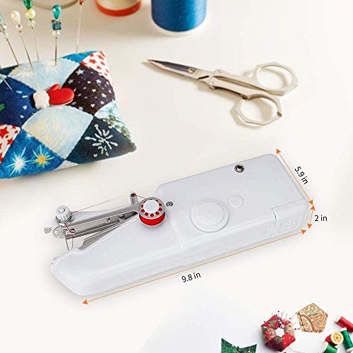 image for Cobiz Handheld Sewing Machine，Mini Portable Electric Stitching Machi