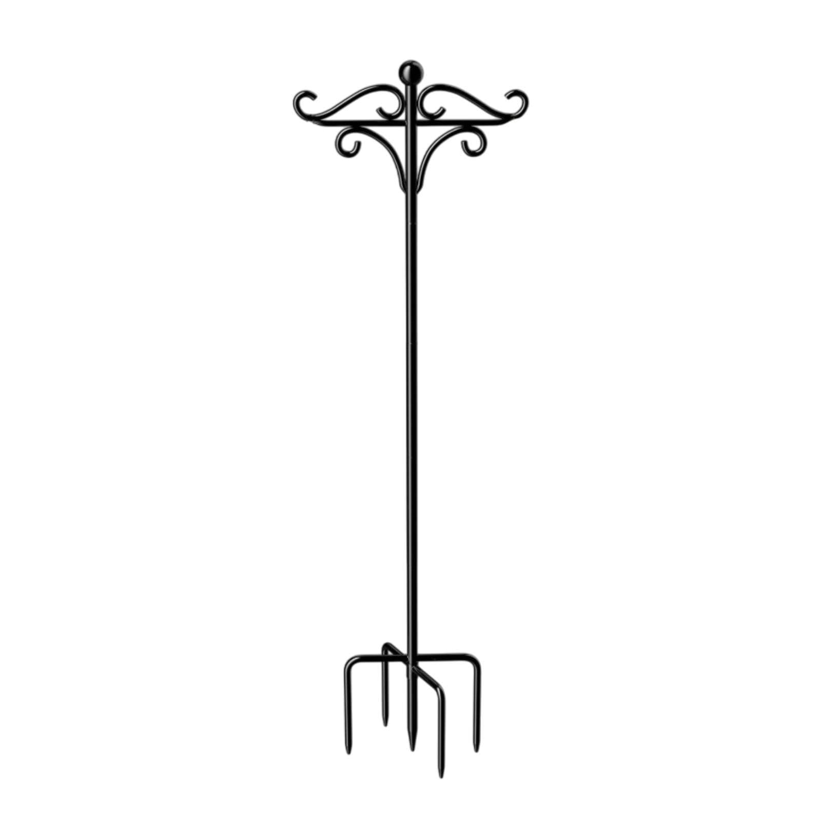 ATORSE™ Garden Shepherds Hooks Bird Feeder Pole Stand for Hanging Lantern Path Lights Height 193 Cm| Gardening Supplies | Plant Care, Soil & Accessories | Plant Hooks & Hangers-image-41