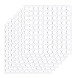 700 puntini di colla trasparente biadesivi (diametro 6 mm, spessore 1 mm)