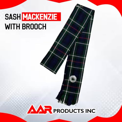 Image of AAR Womens Tartan Clan Sashes Ladies Brooch Scottish Highland - 90 x 10.5 Inches