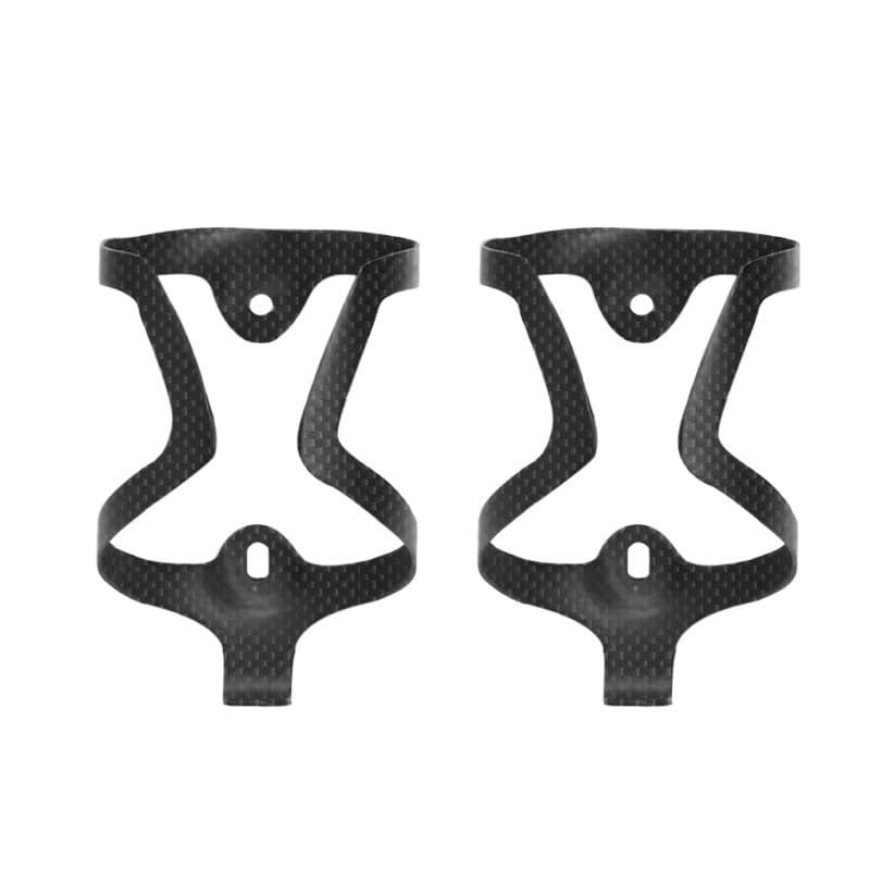Flaschenhalter Fahrrad Fahrrad-Flaschenhalter, 3K Vollcarbon, Ultraleicht, Flaschenhalter for Rennräder, Mattschwarz, MTB-Getränkeregal, Fahrradzubehör Fahrrad Flaschenhalter(Matte 2PCS)