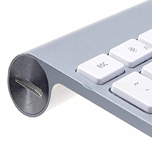 Aluminium Batterij Schroefdop Cover Deksel Plug Compatibel voor iMac G6 Draadloos Bluetooth Toetsenbord Model A1314 en Magic Trackpad A1339 - Afbeelding 6