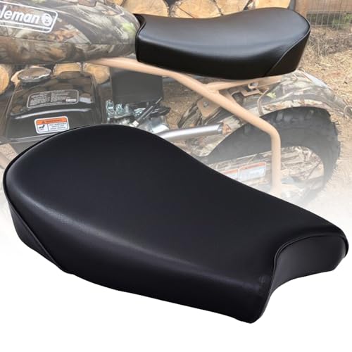 Image of Chikia CT200U-EX 15 inch Seat with bolts Compatible with Coleman CT200uex ct200u-ex CT200U-EXR 200cc Trail Mini bike 196cc bike Cushion Replacement Seat
