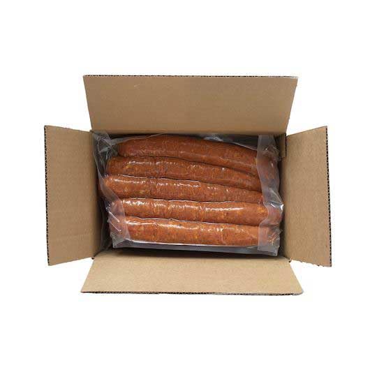 Leons Sausage Andouille Smoked Pork Sausage Rope, 5 Pound - 2 per case.
