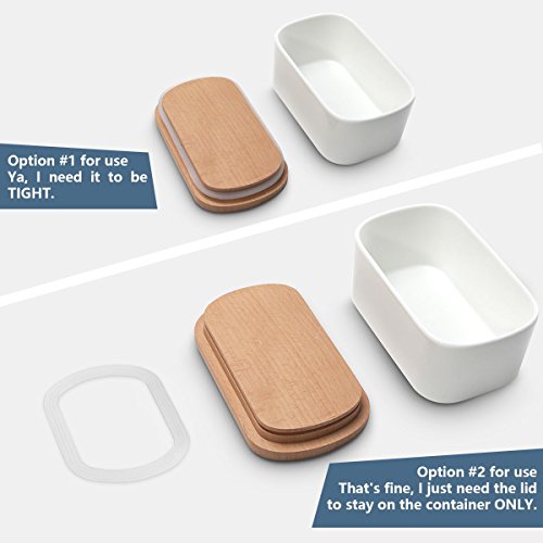 image for 【Flash Deal】Sweese 303.214 Butter Dish - Airtight Butter Keeper Ho
