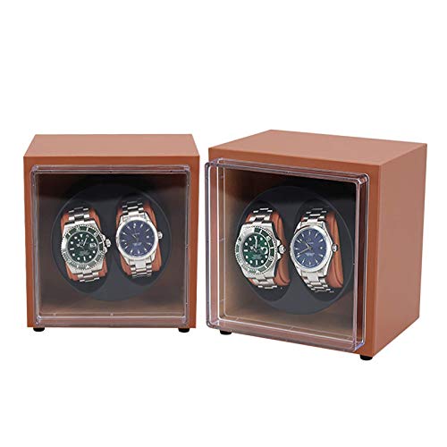 Rotor de relojes automáticos con almacenamiento de dos posiciones y piel PU 3