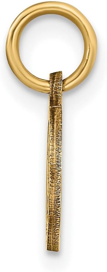 JewelryWeb 10k Yellow Gold Not engraveable Solid Satin Polished St. Christopher Pendant Necklace 15x6mm Wide Pendant for Women - Image 3