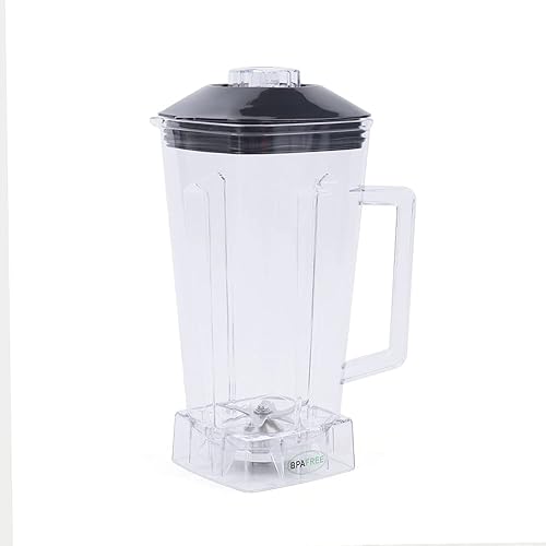 Miniatura 8 de Licuadora profesional de encimera, licuadora comercial para batidos, batidoras de cocina para triturar batidos de frutas congeladas (rojo, 2200 W)