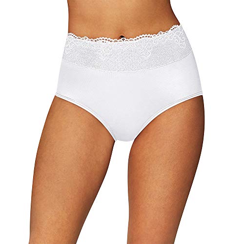 Bali Womens Passion for Comfort Brief, 8, White