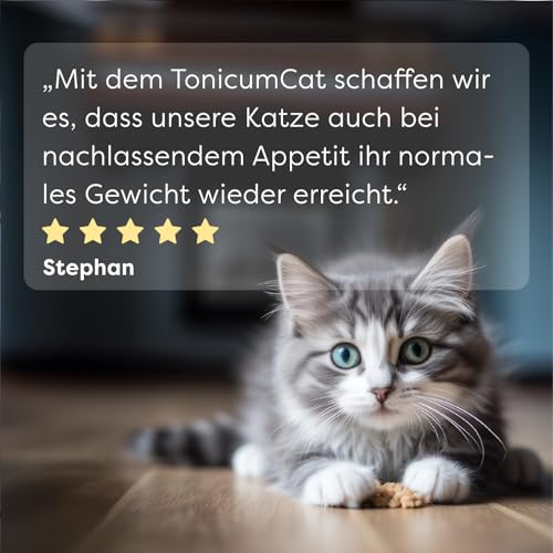 Dr. SAM Tonicum Cat Astronautenkost – flüssige Aufbau-Kur bei Appetitlosigkeit, mit Vitaminen, Proteinen & Spurenelementen, unterstützt Katzen nach Krankheit, OP oder Magen-Darm-Beschwerden, 280ml