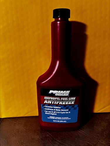 Prime Guard Isopropyl Fuel Line Antifreeze for Gas and Diesel 10 Oz. 12 Pack