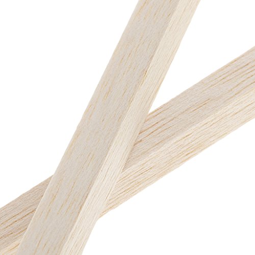 Bastone Quadrato di Legno Non Finiti Abbellimento