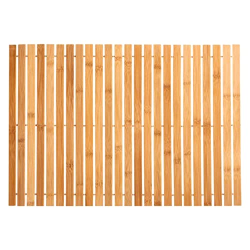 Cflagrant® Badematte aus Bambus, 60 x 40 cm, mit rutschfesten Füßen Cover