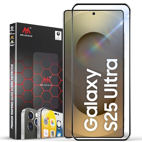 Image of Mr.Shield Top-Notch HD+ Tempered Glass Screen Protector Guard for Samsung Galaxy S25 Ultra (6.9 Inch), 9H Hardness, Military Grade Protection, Easy Installation kit