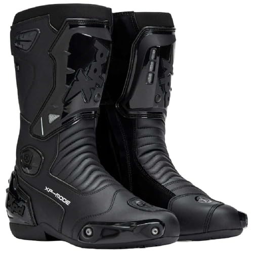 Botte de moto XPD XP-Mode H2Out noire 43 oubliez les pieds mouillés en restant protégé