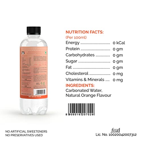 Image of POLKA POP Orange Naturally Flavoured Sparkling Water (Single Bottle, 300ml)