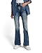 Produktbild G-STAR RAW Damen 3301 Skinny High Waist Flare Jeans, Blau (vintage cool aqua C052-C277), 31W / 32L