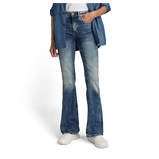 G-STAR RAW Damen 3301 High Flare Jeans