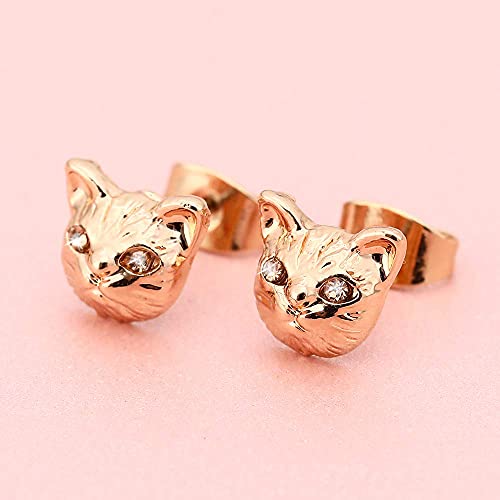 Cat Earrings Cubic Zirconia Earrings 3 Sisters #TOP6
