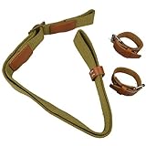 Flagaway Mosin Nagant Heavy Duty Replica Sling CANVAS GREEN CLASSIC STYLE