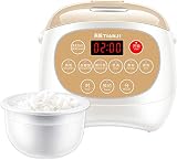 Tianji Electric Rice Cooker FD30D with Ceramic Inner Pot, 6-cup(uncooked) Makes Rice, Porridge, Soup,Brown Rice, Claypot rice, Multi-grain rice,3L