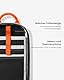 tomtoc Sling Bag Umhängetasche für Nintendo Switch 2 Konsole 2025, Rundumschutz Crossbody Bag Schultertasche mit 8 Spielkartenhaltern für Reise & Alltag, Tragetasche für Ladegerät und Zubehör, Rot