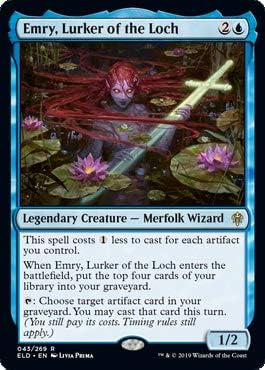 Magic: The Gathering - Emry, Lurker of The Loch - Foil - Throne of Eldraine
