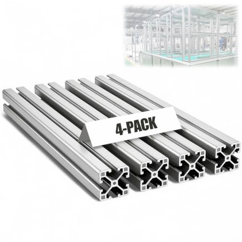 4 Pack 48 in 4040 T Slot Aluminum Extrusion Profile