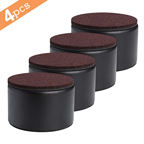 Set di 4 rialzi per mobili Relaxdays, 8,5 cm in più, per