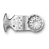 Fein 63903251230 Multimesser, Drei Schneidflächen, für Teppich, PVC-Boden, Karton, Bitumenschindel und Dachpappe, StarLock Werkzeugaufnahme für gängigen Oszillierer, 0.1 V, Silber, 5 Stück